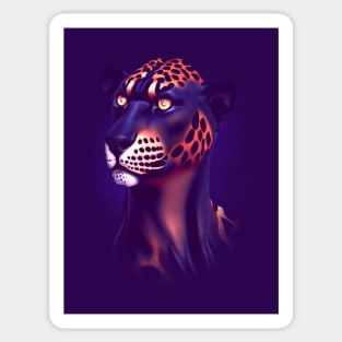 Leopard fantasy 2 Sticker